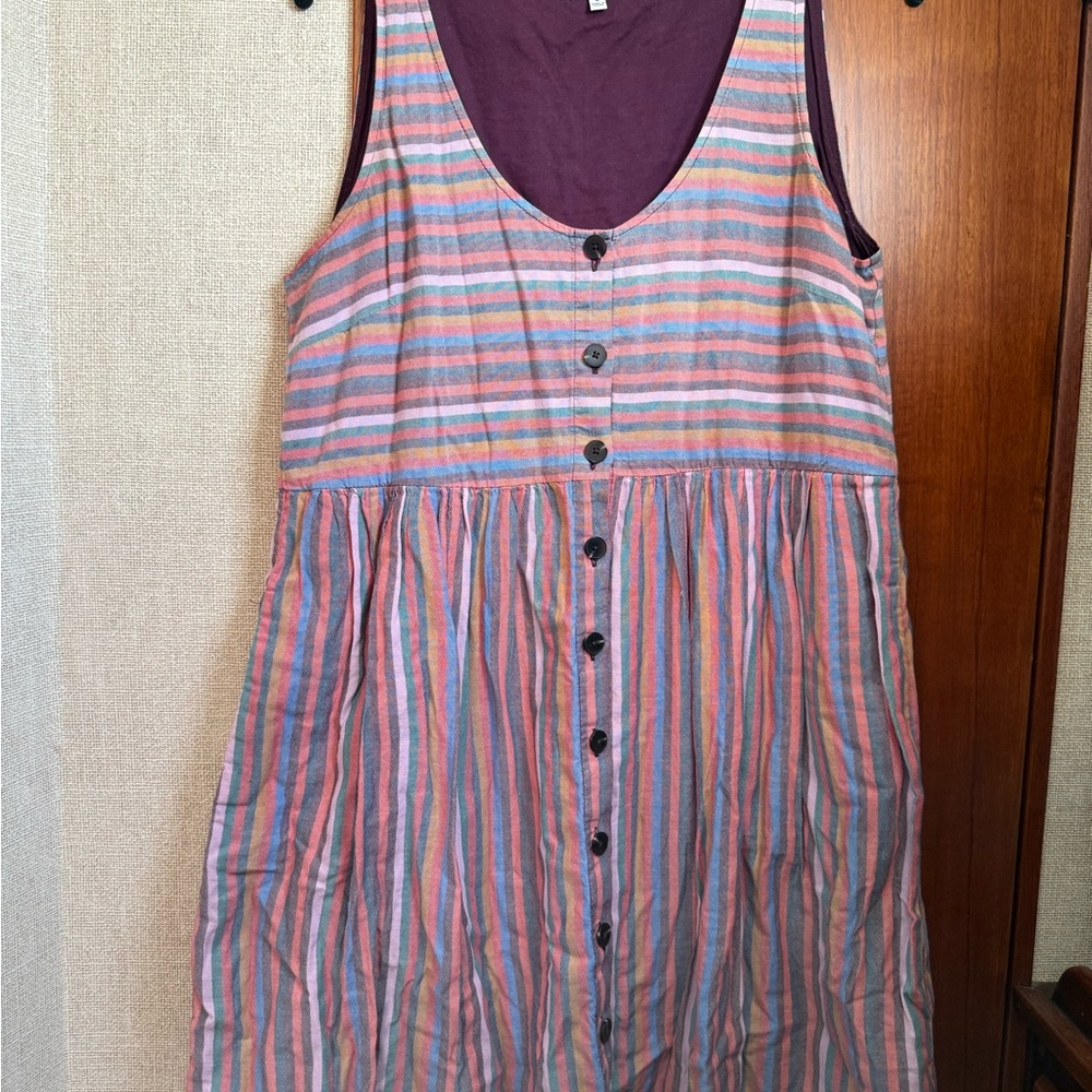Madewell Striped Multicolor Mini Dress